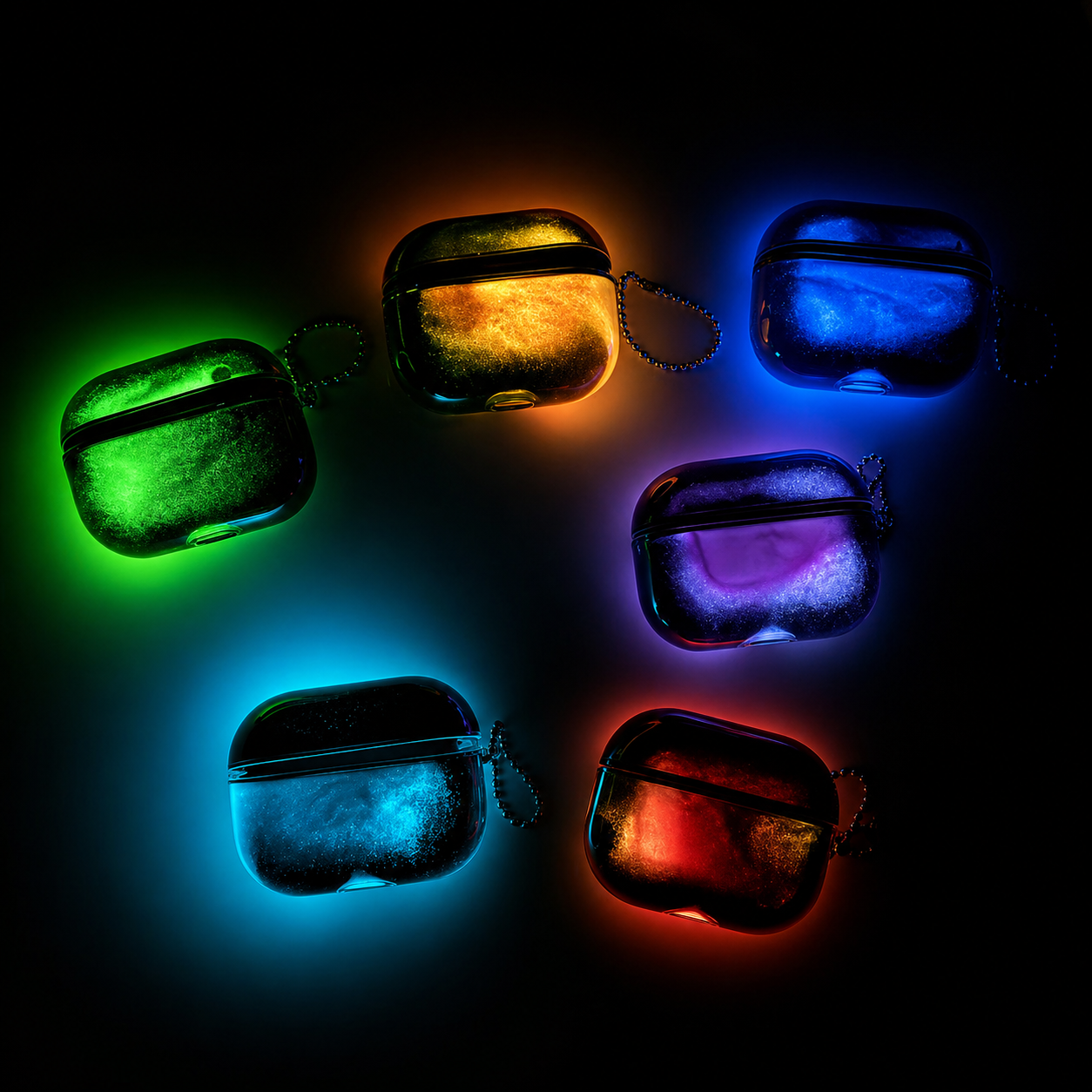 Sparkling Quicksand Earphone Case
